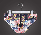 Dark Floral Print Briefs